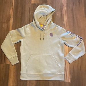Light green Carhartt hoody size small